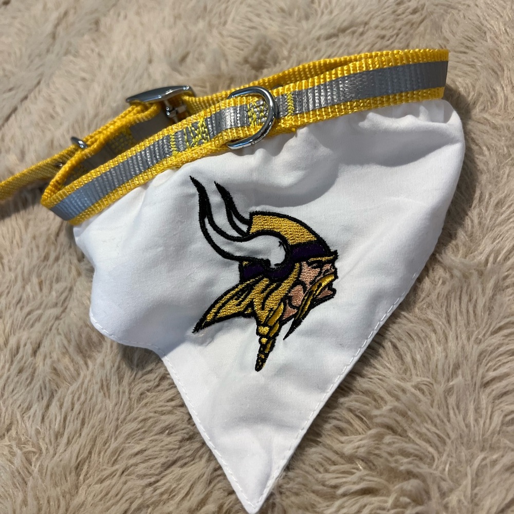 MN Vikings small dog collar - Picture 1 of 4